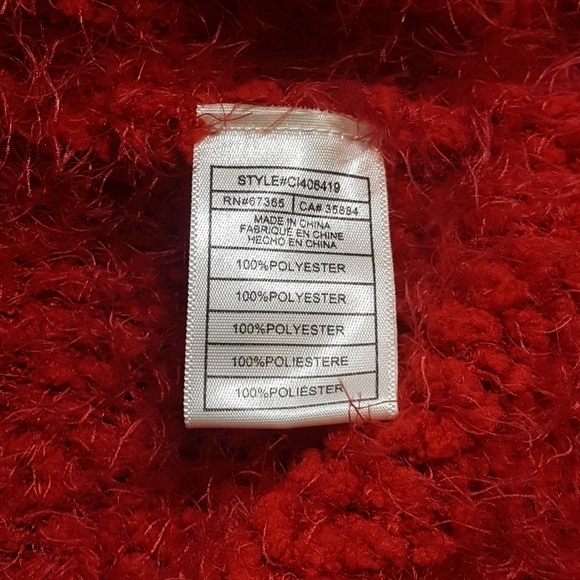 Cupcakes and Cashmere Red Cowl Neck Sweater - Picture 6 of 10